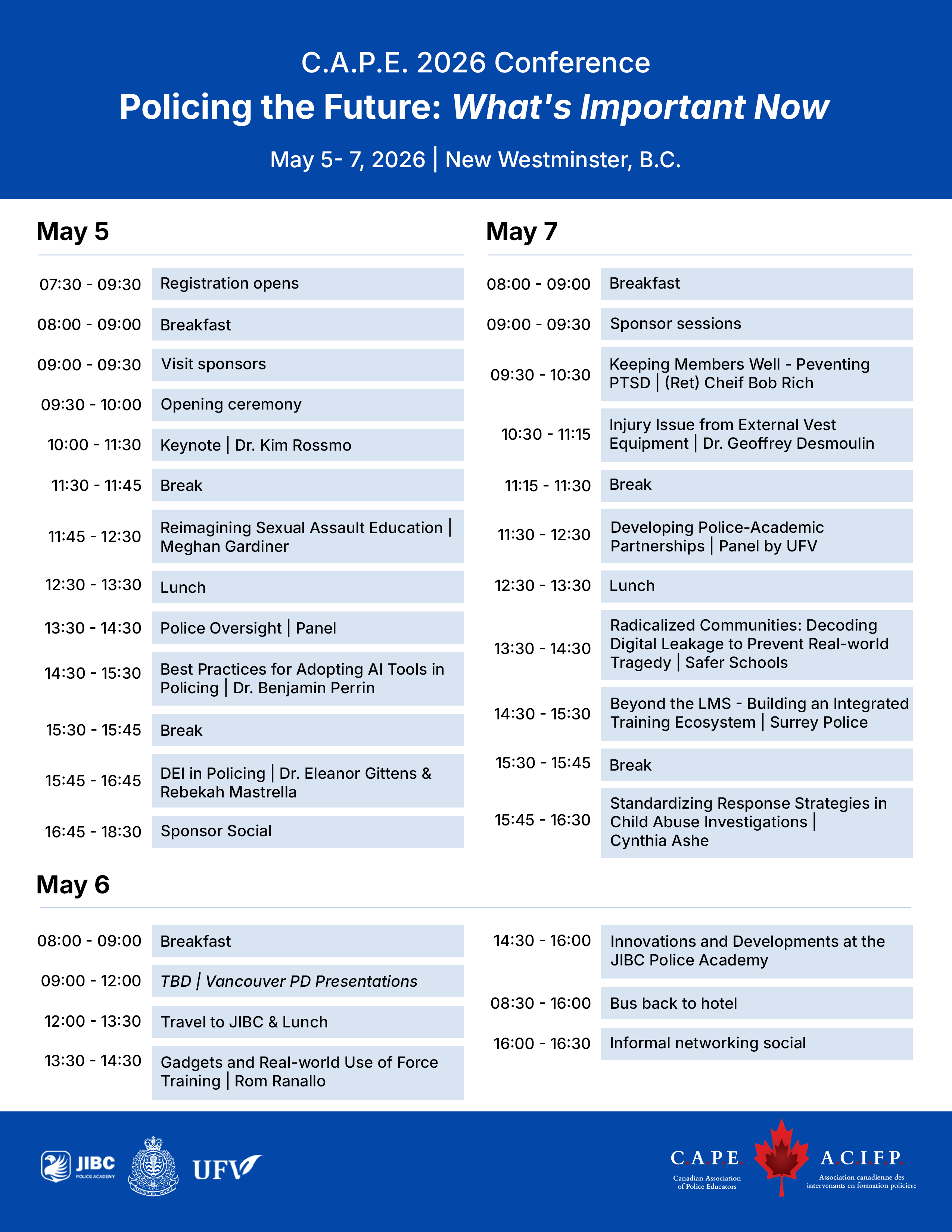 CAPE 2026 Agenda Conference 2.0